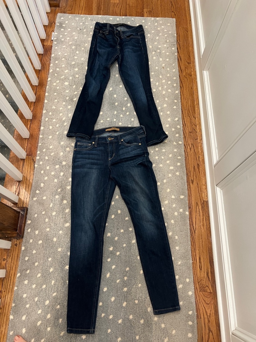 Joe's Jeans Women’s Dark Indigo Skinny ankle Jeans 2 pairs